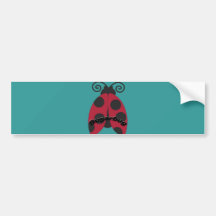 Sugarbug Ladybug Bumper Stickers