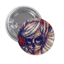 SugarSkull Bunny Pin