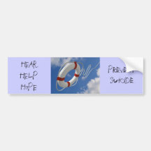Suicide Awareness and Prevention Sticker Bumper Sticker