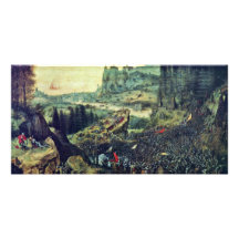 Suicide Of Saul By Bruegel D. Ä. Pieter (Best Qual Photo Greeting Card
