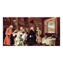 Suicide Of The Countess' By Hogarth William Photo Card Template