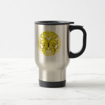 Suicide Prevention Awareness Circle of Ribbons Coffee Mug