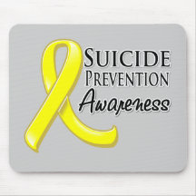 Suicide Prevention Awareness Ribbon Mouse Pad