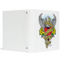 Suicide Prevention Dagger Vinyl Binders