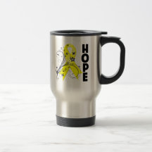 Suicide Prevention Floral Hope Ribbon Coffee Mug