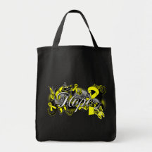 Suicide Prevention Hope Garden Ribbon Bags