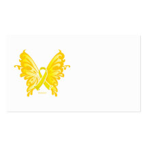 Suicide Prevention Ribbon Butterfly Business Cards