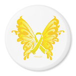 Suicide Prevention Ribbon Butterfly Refrigerator Magnet