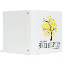 Suicide Prevention Tree 3 Ring Binder