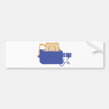 suicide toast icon bumper sticker