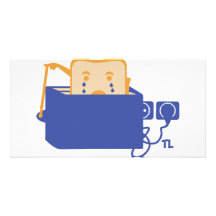 suicide toast icon custom photo card