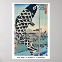 Suido Bridge and Surugadai by Ando, Hiroshige Print