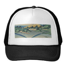 Suimen de misaka de Koshu par Katsushika, Hokusai  Casquettes