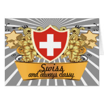 Suisse chic carte de vœux