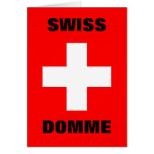 SUISSE DOMME CARTE DE VŒUX