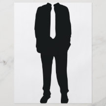 suit headless no head custom flyer