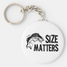 Sujets de taille ! Conception drôle de pêche Porte-clefs