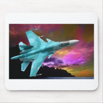 Sukhoi Su-47 (S-37) Berkut Supersonic Jet Fighter Mouse Pad