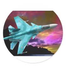 Sukhoi Su-47 (S-37) Berkut Supersonic Jet Fighter Stickers