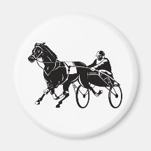 sulkies de course de chevaux de chariot de harnais magnets pour réfrigérateur