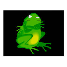 Sulking Frog Postcard