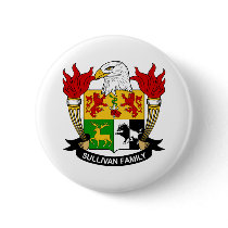 Sullivan Family Crest Buttons