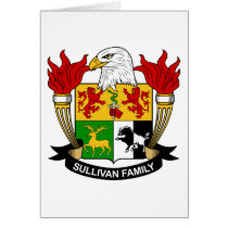 Sullivan Family Crest Greeting Card