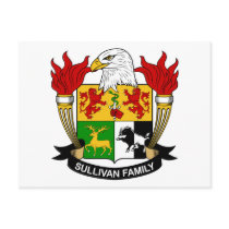 Sullivan Family Crest Post Cards