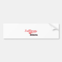 Sullivan Indiana City Classic Bumper Sticker