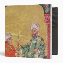 Sultan Ahmet III  with one of his disciples Vinyl Binders