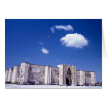 Sultanhaki Caravanserai, near Urgup, Anatolia, Tur Greeting Cards