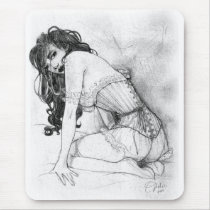 Sultry Corset Mouse Pads