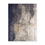 Sumario Photo of Moses, a sculpture by Michelangel postcards