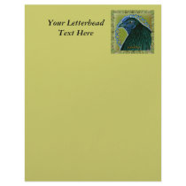 Sumatra Rooster Framed Custom Letterhead