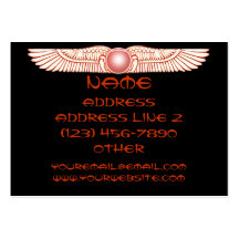 Sumerian Anunnaki Winged Sun Disc Business Cards