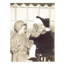 Summary Department Store Santa circa 1956. A.Chris Postcard