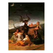 Summary Description El Aquelarre (1797-1798), Fund Postcard
