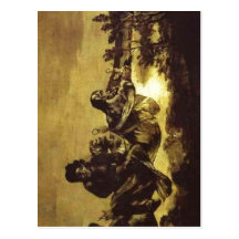 Summary Francisco de Goya, The Fates Atropos (ca 1 Postcard
