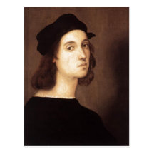 Summary Raffael Sanzio - self portait Source: Art Post Card