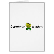 Summer Baby Greeting Cards