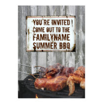 Summer BBQ  Invitations invitations