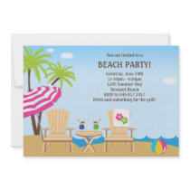 Summer Beach Party Invitation