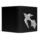 Summer bird vinyl binder