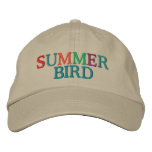 Summer Bird Horse Racing Cap by SRF embroidered hats