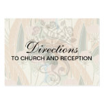 summer bliss art nouveau floral art business card template