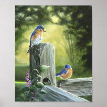 "Summer Blues" 8" x 10" Art Print