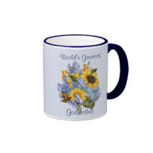 Summer Bouquet - Godmother Coffee Mug