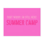 Summer Camp Postcard