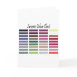 Summer Colour Chart cards