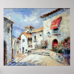 Summer Corner/Spain Oil-Painting Art Gift Poster